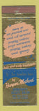 Matchbook Cover - Harper Method Hair Scalp Treatment Kerrison's Salon