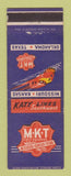 Matchbook Cover - KATY Railroad MKT Missouri Kansas Texas