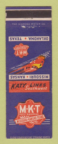Matchbook Cover - KATY Railroad MKT Missouri Kansas Texas