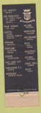 Matchbook Cover - Multnomah Hotel Portland OR Cafe Baron