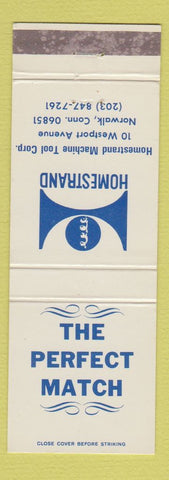 Matchbook Cover - Homestrand Machine Tool Corp Norwalk CT