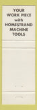 Matchbook Cover - Homestrand Machine Tool Corp Norwalk CT