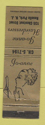 Matchbook Cover - Jo Anne Hair Salon Roselle Park NJ WORN