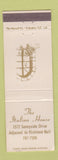 Matchbook Cover - Italian House