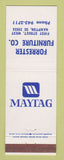 Matchbook Cover - Forrester Furniture Maytag Appliances Hampton SC