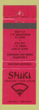 Matchbook Cover - Shiki Japanese Steak House Union Middletown NJ WEAR