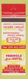 Matchbook Cover - Freehold Motor Hotel NJ