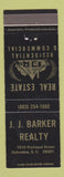 Matchbook Cover - JJ Barker Real Estate Columbia SC