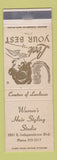 Matchbook Cover - Warner's Hair Salon