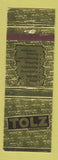 Matchbook Cover - Tolz Real Estate Wildwood Ocean City Villas Cape May NJ