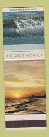 Matchbook Cover - Chalfonte Haddon Hall Atlantic City NJ