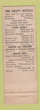 Matchbook Cover - Hotel Robert Treat Newark NJ