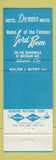 Matchbook Cover - Dennis Hotel Atlantic City NJ