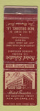Matchbook Cover - Hotel Senator New Orleans LA WORN