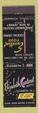 Matchbook Cover - Elizabeth Carteret Hotel Elizabeth NJ #1