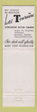 Matchbook Cover - Elizabeth Carteret Hotel Elizabeth NJ #1