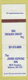 Matchbook Cover - Johns Hopkins Inn Baltimore MD