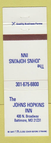 Matchbook Cover - Johns Hopkins Inn Baltimore MD