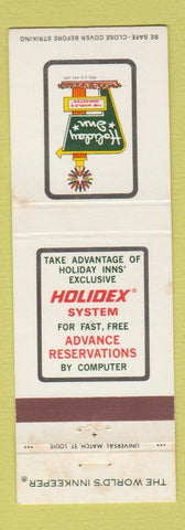 Matchbook Cover - Holiday Inn Daytona Beach FL WEAR #1