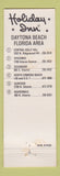 Matchbook Cover - Holiday Inn Daytona Beach FL #2