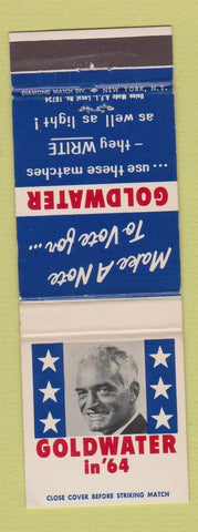Matchbook Cover - Barry Goldwater for President 1964