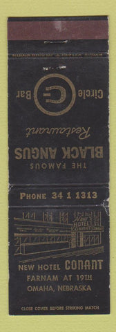 Matchbook Cover - New Hotel Conant Omaha NE WEAR