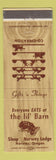 Matchbook Cover - Lil' Barn Restaurant Norway Lodge Norway OR