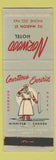 Matchbook Cover - Norwood Hotel Winnipeg MB WEAR