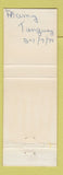 Matchbook Cover - Notchway Motel Franconia Notch NH DD Bean