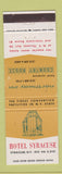 Matchbook Cover - Hotel Syracuse NY Northway Inn