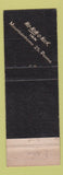 Matchbook Cover - Mo Nom O Nock Inn Mountainhome PA