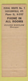 Matchbook Cover - Lincoln Memorial Motel Hodgenville KY