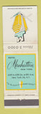 Matchbook Cover - Hotel Manhattan New York City