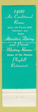 Matchbook Cover - Hotel Manhattan New York City
