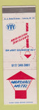 Matchbook Cover - Marshall Motel Grayling MI WEAR