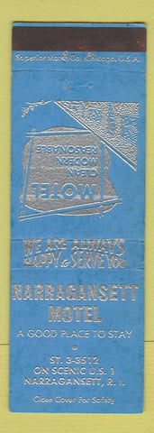 Matchbook Cover - Narragansett Motel RI