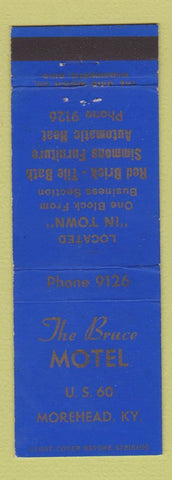 Matchbook Cover - Bruce Motel Morehead KY
