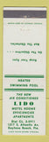 Matchbook Cover - Lido Motel Daytona Beach FL