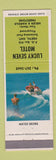 Matchbook Cover - Lucky Seven Motel Perth ON water skiing