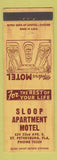 Matchbook Cover - Sloop Apartment Motel St Petersburg FL