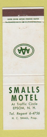 Matchbook Cover - Smalls Motel Epsom NH