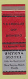 Matchbook Cover - Smyrna Motel New Smyrna Beach FL
