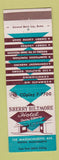 Matchbook Cover - Sherry Biltmore Hotel Boston MA