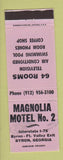 Matchbook Cover - Magnolia Motel Byron GA WEAR