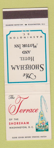 Matchbook Cover - Shoreham Hotel Washington DC