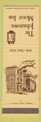 Matchbook Cover - Johnstown Motor Inn NY