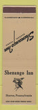Matchbook Cover - Shenango Inn Sharon PA