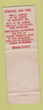 Matchbook Cover - Mohawk Manor Motor Hotels Buffalo Syracuse Rochester NY