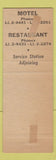 Matchbook Cover - Suwannee Gables Restaurant Motel Old Town FL