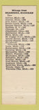 Matchbook Cover - Mercury Motor Inn Coffee Shop Dearborn MI